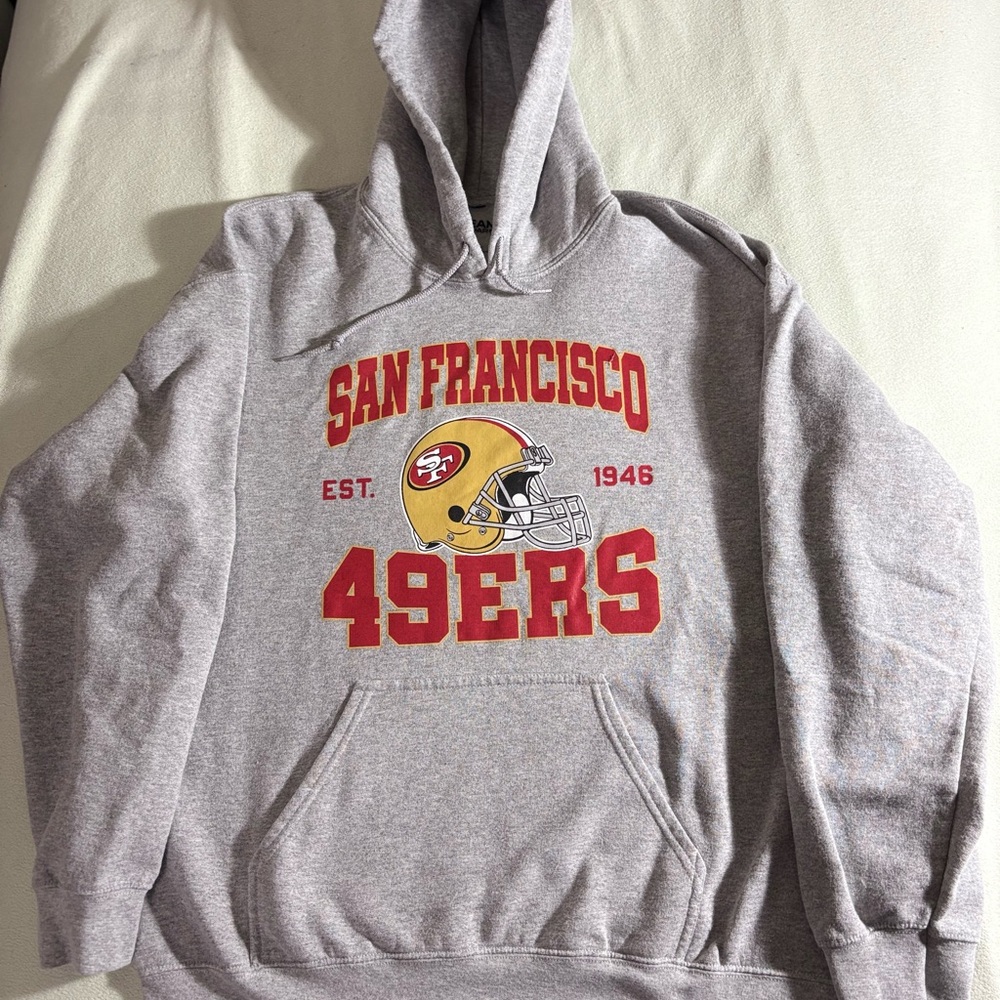 San Francisco 49ers Gray Hoodie
